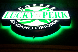 Lucky Perk Signage